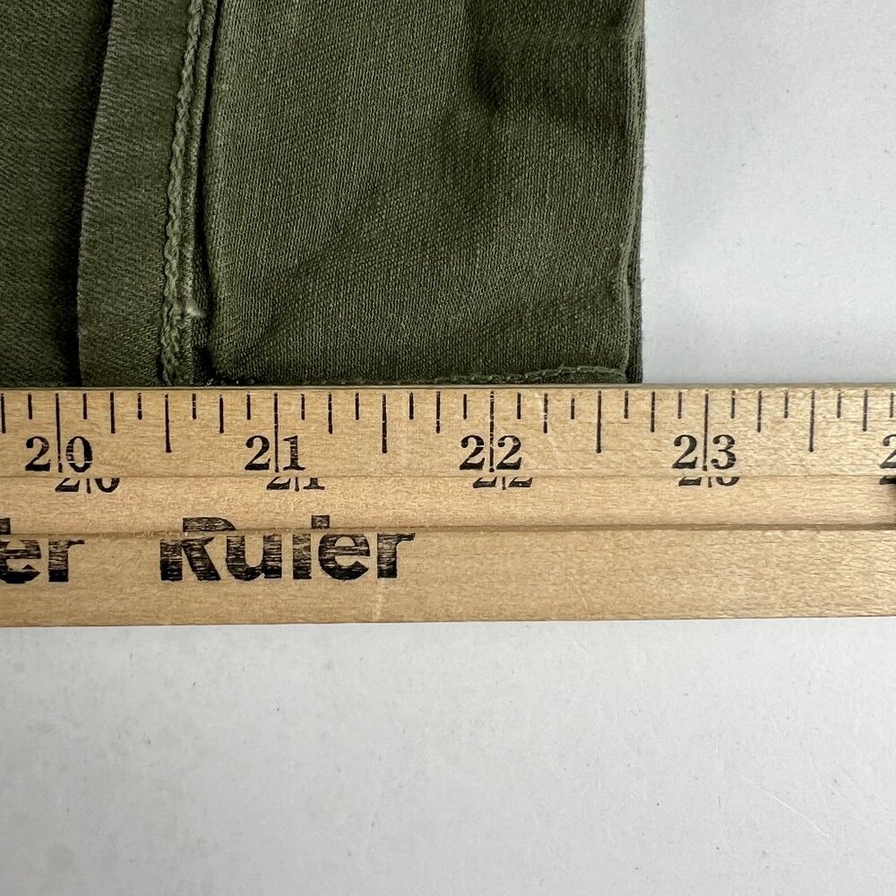 Not Your Daughters Jeans Women's 36x22* Dayla Wide Cuff Capri Green Denim Tag 14 - Picture 12 of 16